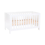 Sprinkelseng All in One 70x140 cm MDF med ombyggingssett - babybay forfra