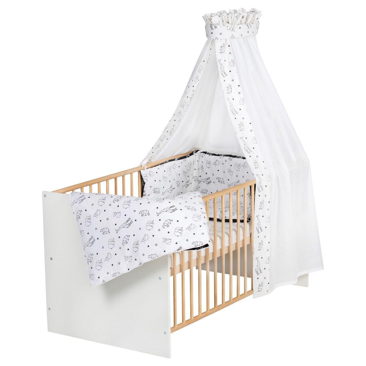 Sprinkelseng med komplett utstyr Classic Gold 70x140 cm - Schardt