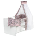 Sprinkelseng med komplett utstyr Classic White 70x140 cm forfra