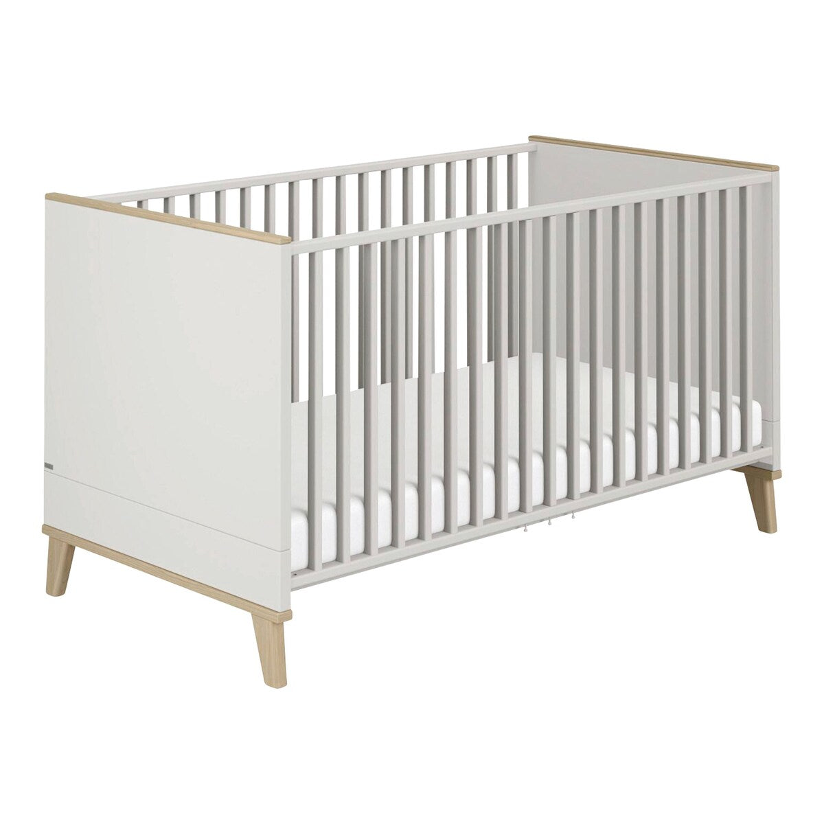 Sprinkelseng Fiene 70x140 cm, 0-3 år, ombygbar forfra