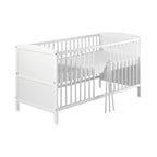 Detalj av Sprinkelseng med komplett utstyr Conny 70x140 cm furu med himmelstang