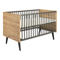 Sprinkelseng Morris Oak 70x140 cm antrasitt forfra