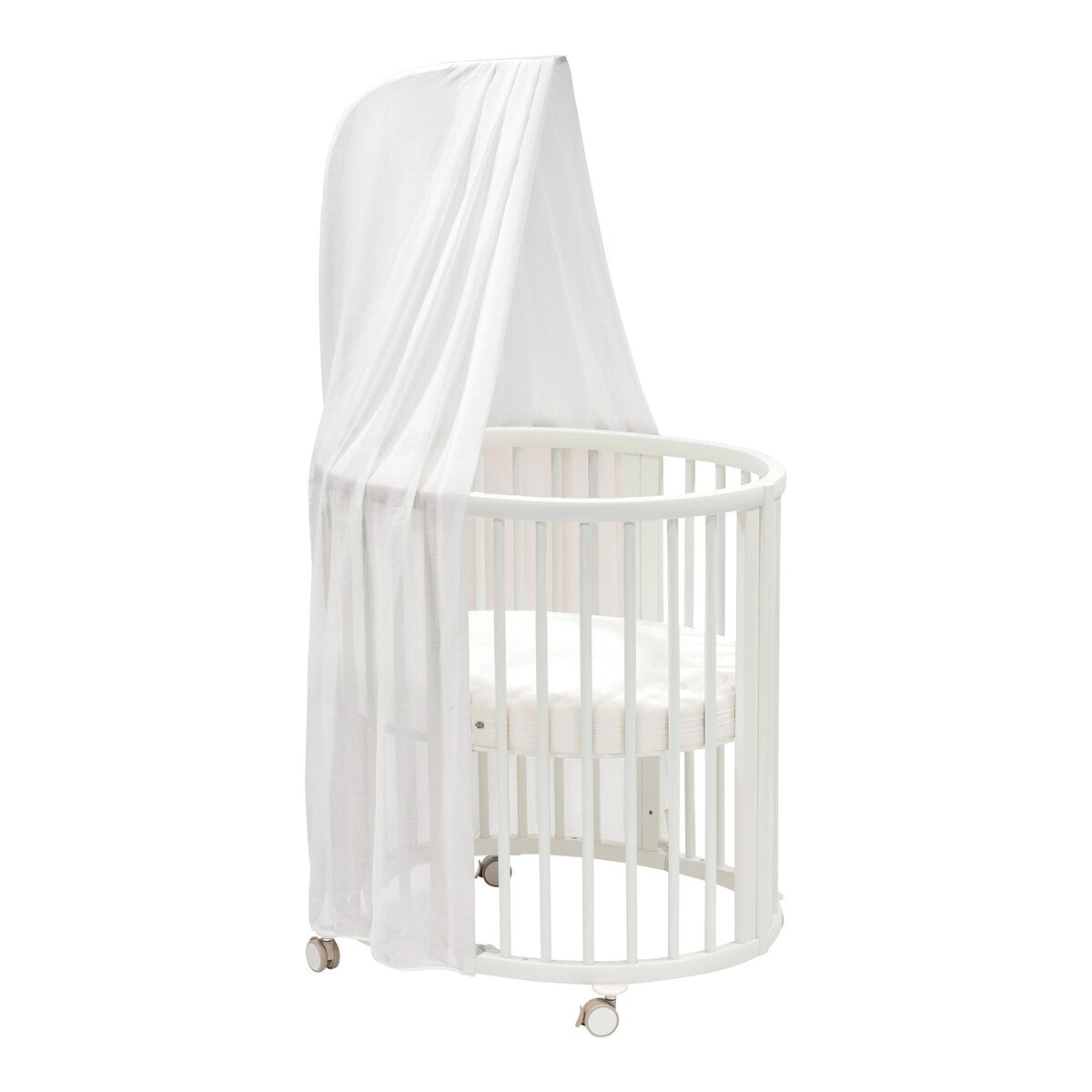 Detalj av Sprinkelseng Sleepi Mini bøk materiale