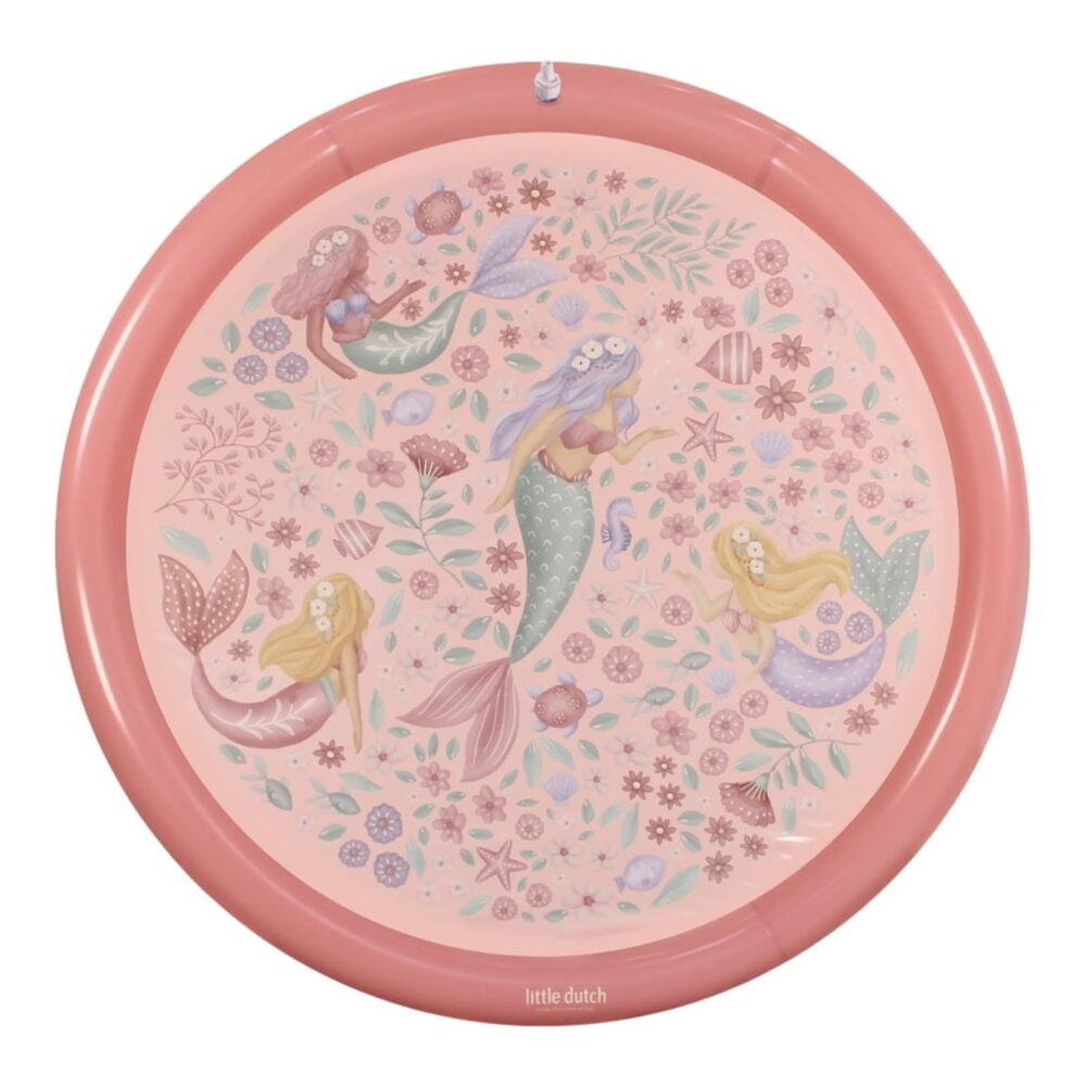 Sprinklermatte 150 cm Dreamy Mermaid fra fronten