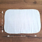 Spyttekluter i bomull 10-pakning 35x50 cm hvit pakket