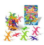 Detaljbilde av fargerike stablefigurer i Stablefigurer balanseringsspill