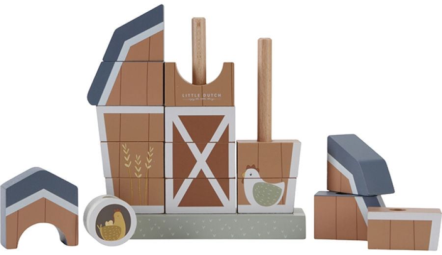 Stableleke låve Little Farm i tre fra 12 mnd - Little Dutch bakside
