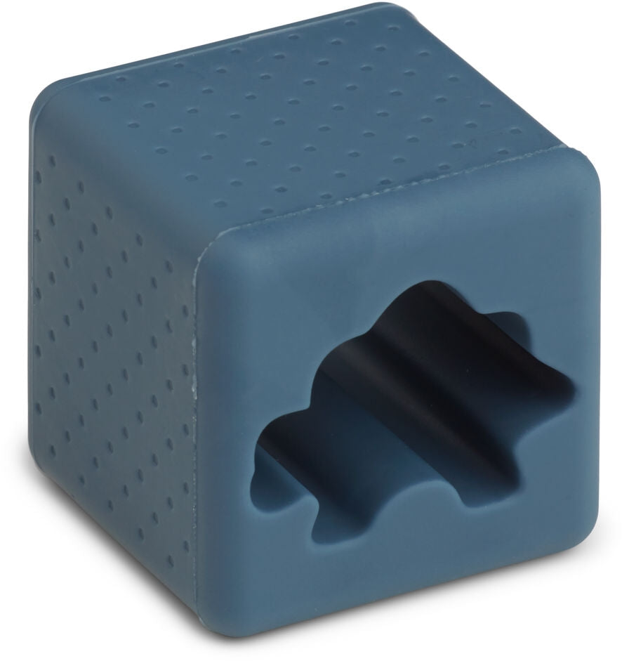Stablelokker i silikon 16 stk Loren blue multi mix montert