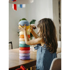 Stablesteiner Mini rainbow 6-delers sett fra 12 mnd - Stapelstein