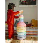Stablesteiner Mini rainbow 6-delers sett fra 12 mnd - Stapelstein