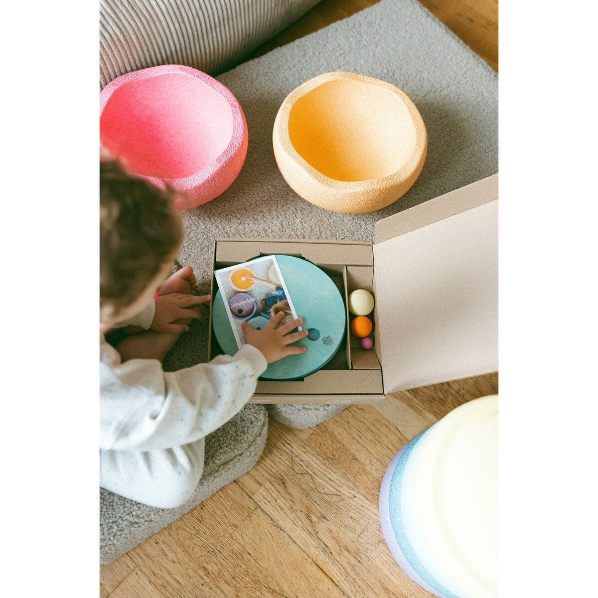 Nærbilde av kuleskiver og tre-kuler