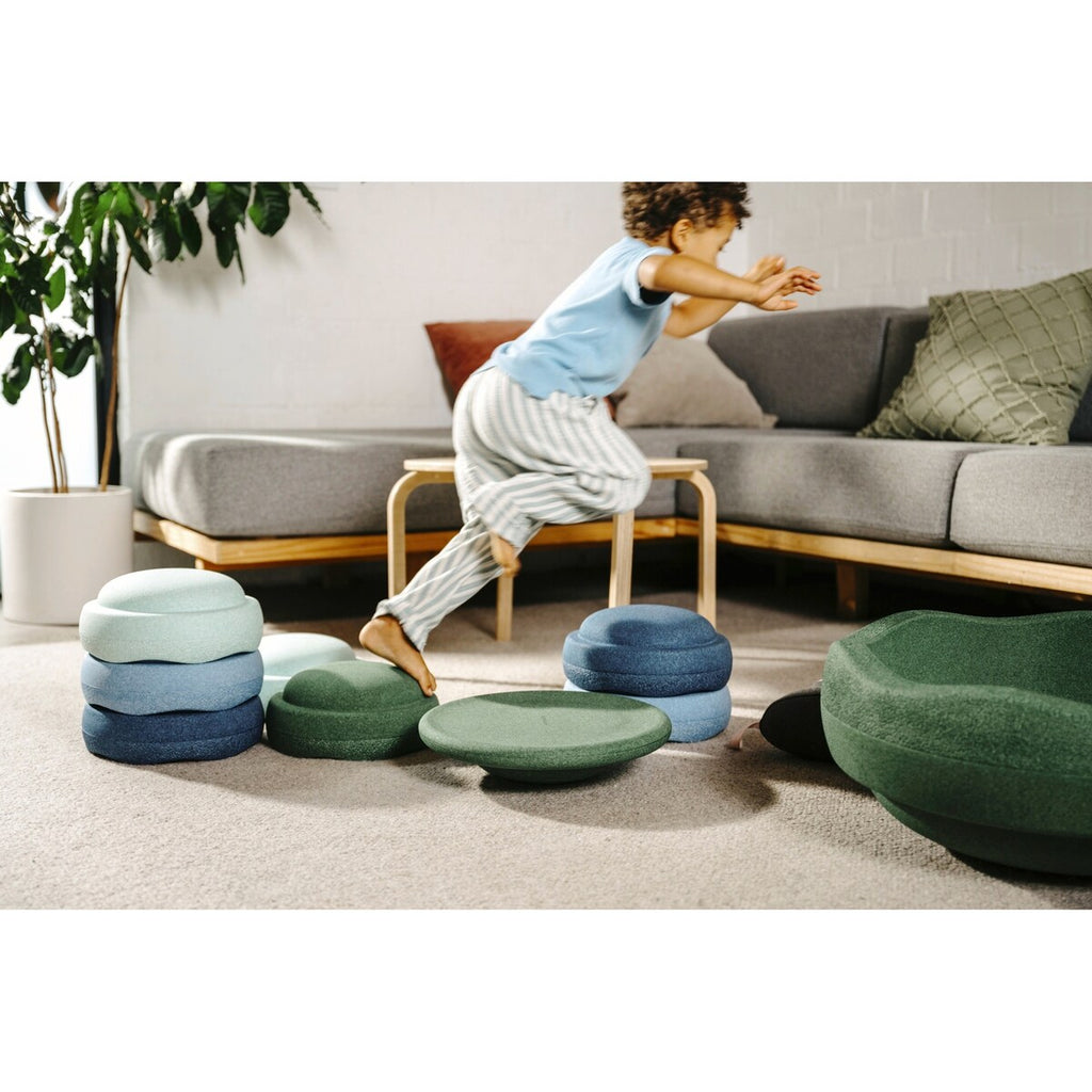 Stablesteiner Original 3-delers sett i blåtoner fra 12 mnd - Stapelstein