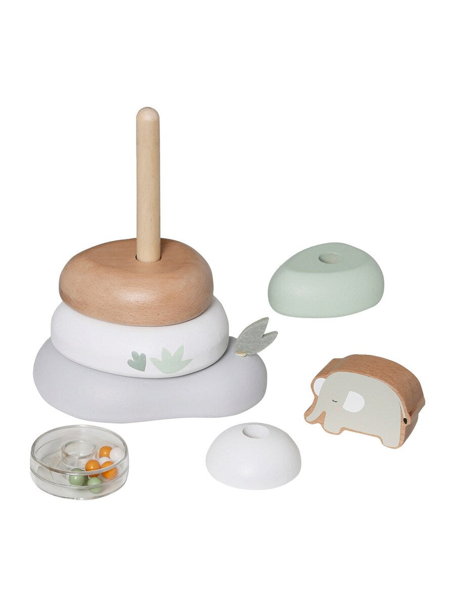 Stabletårn i tre FSC® 17,5 cm 5 deler bakside