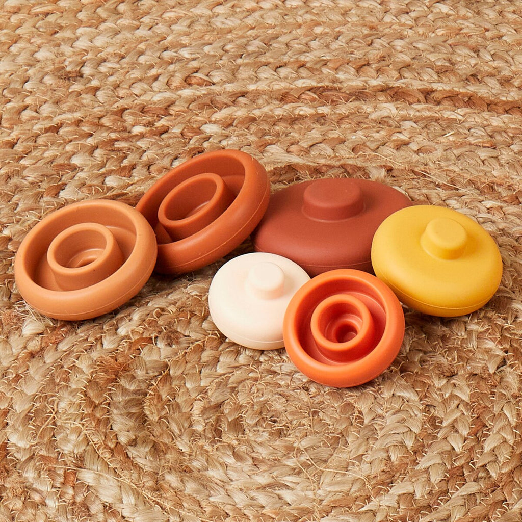 Detalj av Stabletårn i silikon Chocolate Bliss materiale