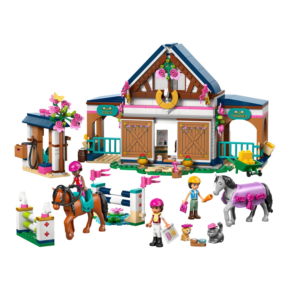 Stall og rideskole 42688 LEGO® Friends bakside