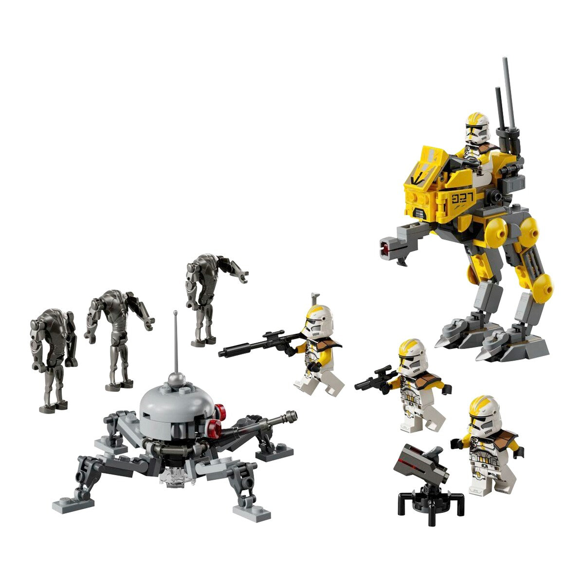 Star Wars klonesoldater 327. stjernekorps Battle Pack bakside