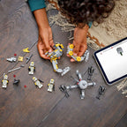 Detalj av minifigurer i Star Wars klonesoldater 327. stjernekorps Battle Pack