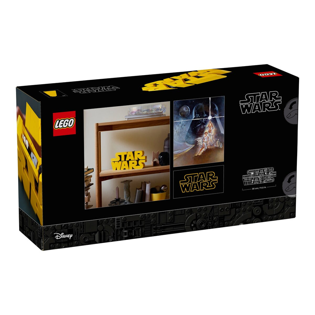 Star Wars™ logo 75407 i klosser nærbilde av LEGO® biter