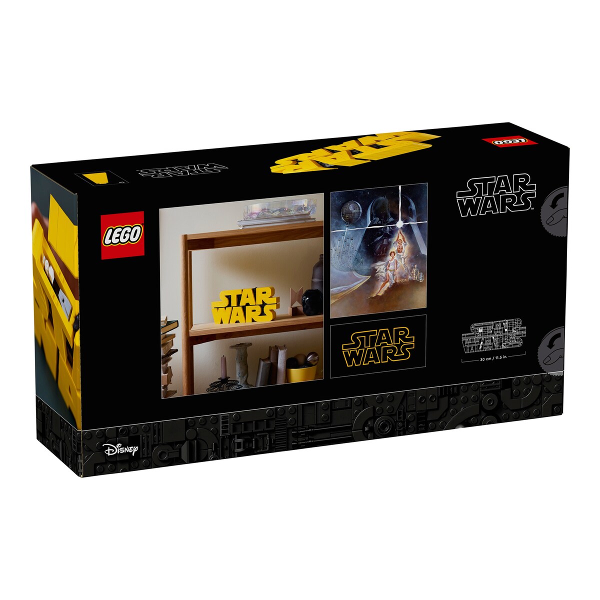 Star Wars™ logo 75407 i klosser nærbilde av LEGO® biter