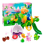 Startsett blomsterlandsby Flora-serien 39x29x8 cm forfra