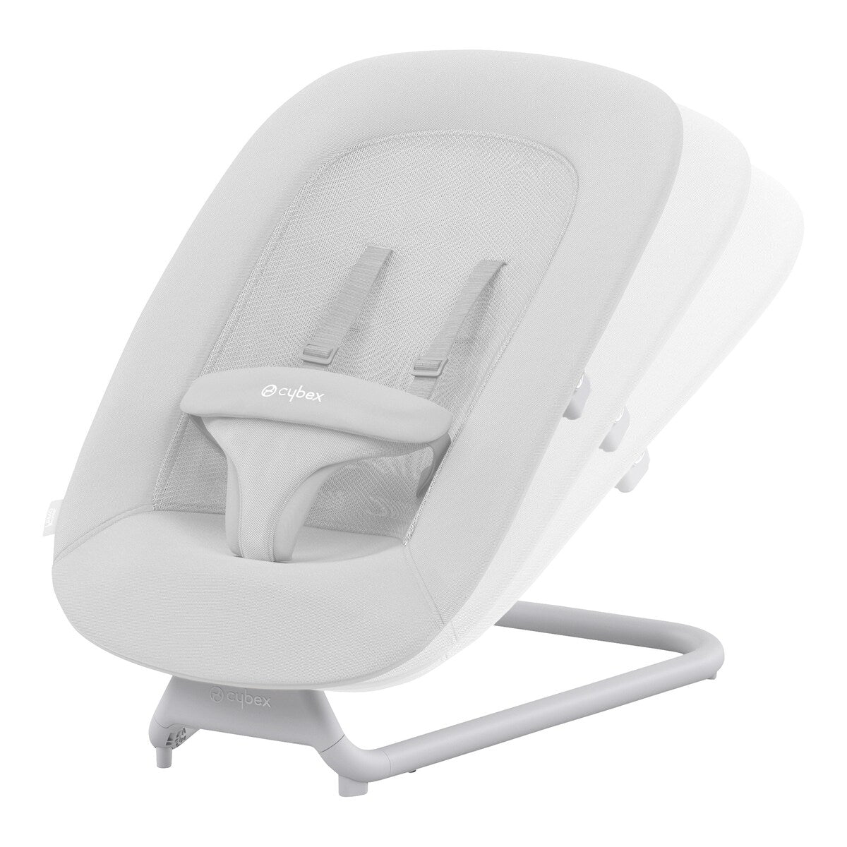 Nærbilde av festemekanisme på stativ for Lemo og Click&Fold Bouncer aluminium 65x46 cm Cybex
