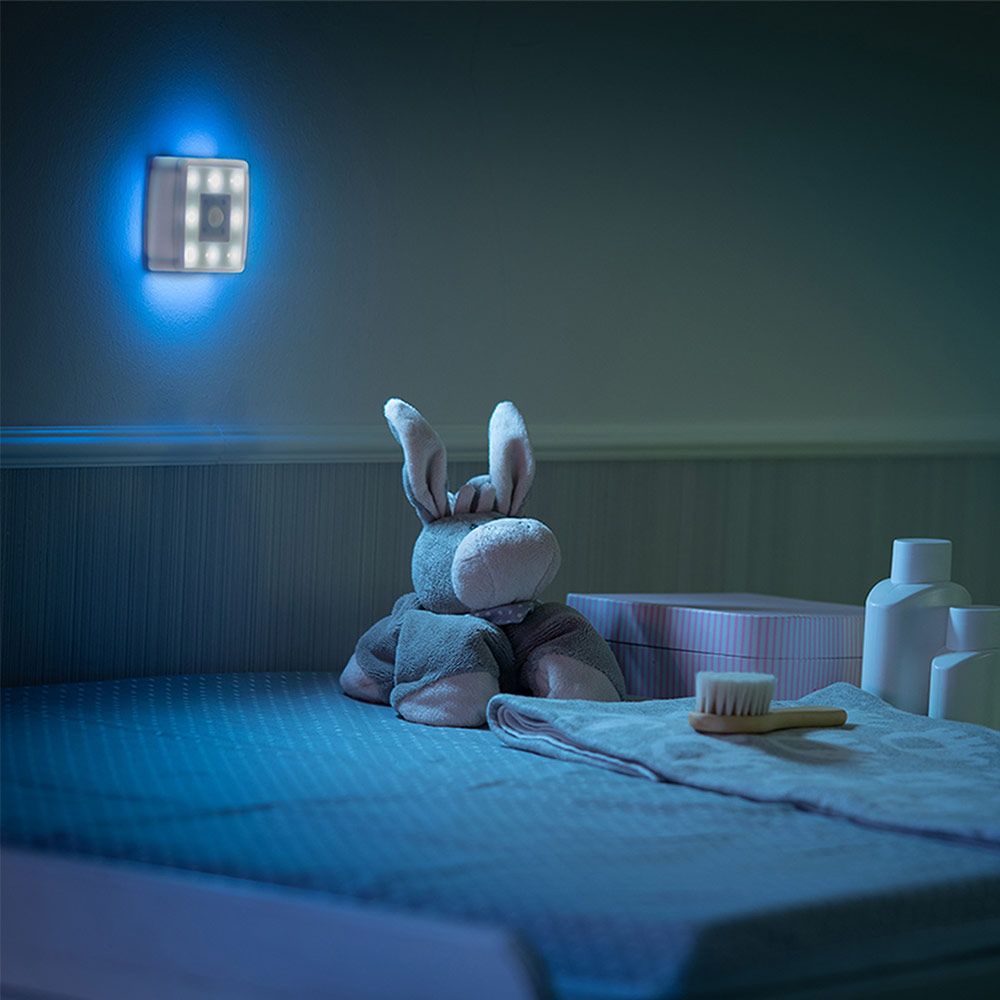 Stelle- og ammelys NightGuide med LED og batteridrift - Reer bakside