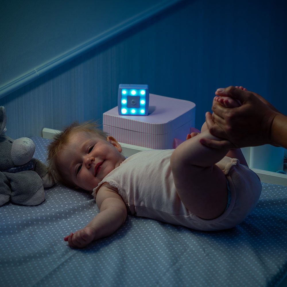 Stelle- og ammelys NightGuide med LED og batteridrift - Reer detalj av LED-lys