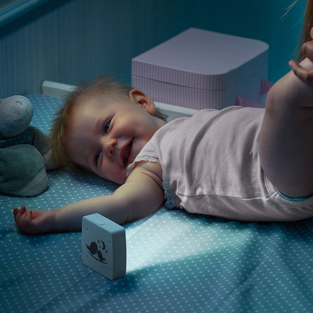 Stelle- og ammelys NightGuide med LED og batteridrift - Reer nærbilde av bevegelsessensor