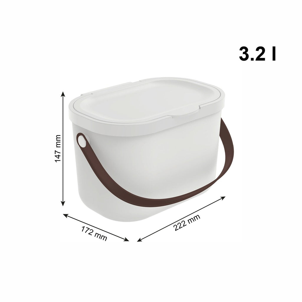 Stellebordorganiserer YUMA 3,2 l resirkulert plast bakside