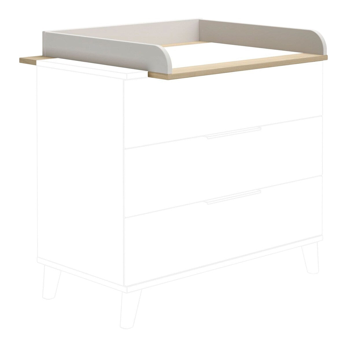 Stellebordstopp for kommode Fiene 110x79 cm forside