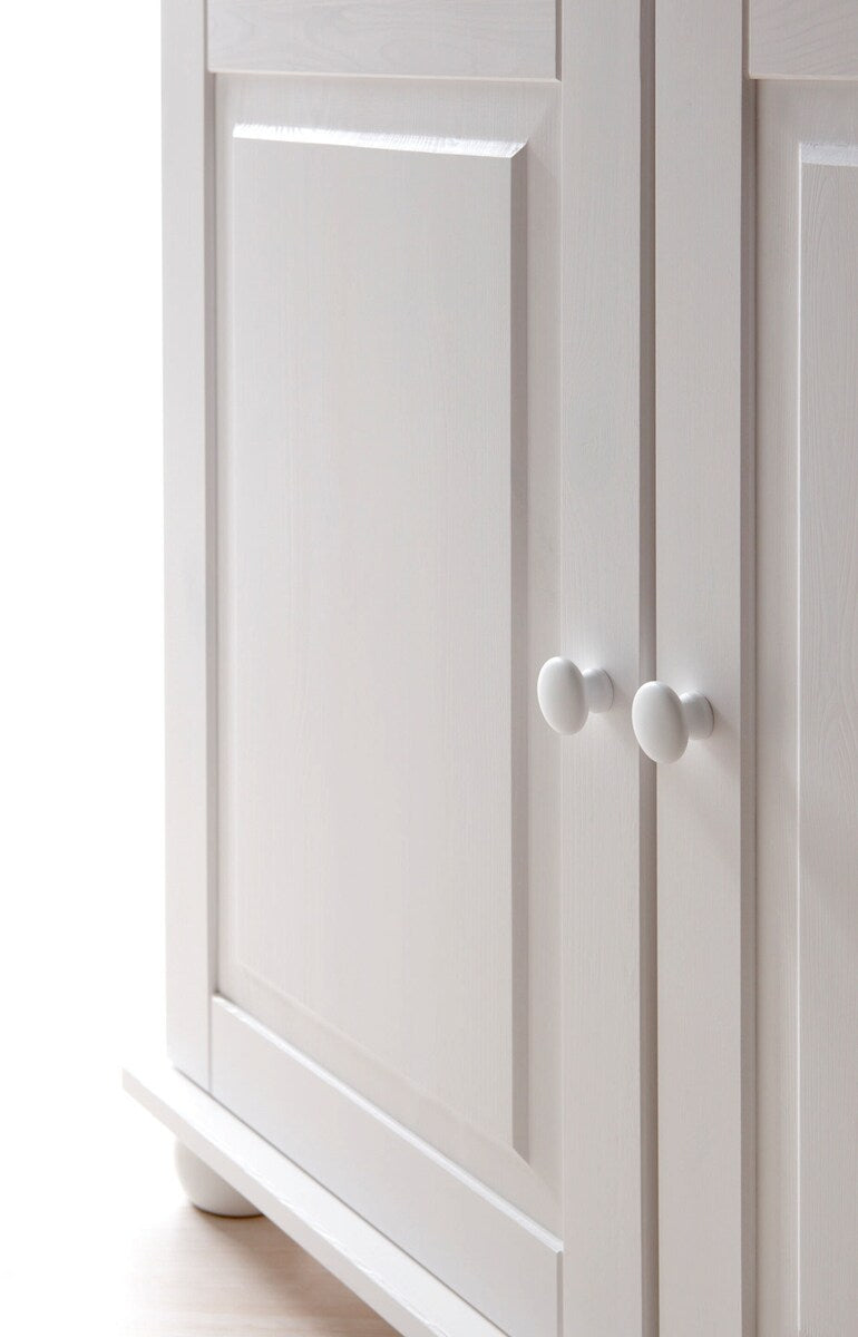 Montert Stellekommode „Adam" furu hvit 96 x 90 cm med vaskebrett