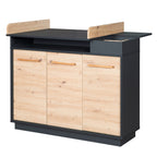 Stellekommode bred Lenn med avtakbar stelletopp 93 cm bakside