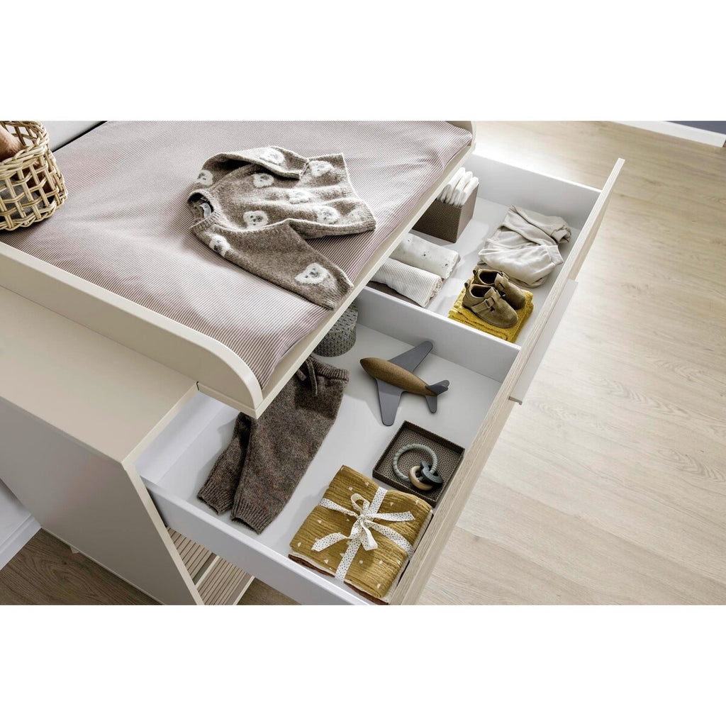 Stellekommode Eefje bred med 3 skuffer 124 x 57 cm - Paidi