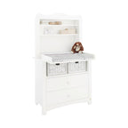 Stellekommode Florentina bred med hylle 103x77 cm forfra