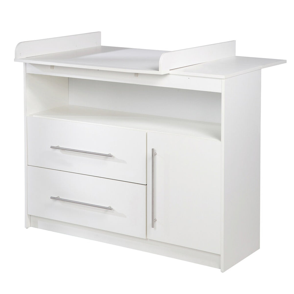 Stellekommode Maren bred med avtakbar stelleplate 90 cm forfra