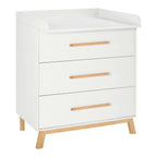 Stellekommode Venice med 3 skuffer 90x102 cm forfra