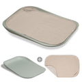 Stellematte Change N Clean med topper, salvie/beige fra Hauck
