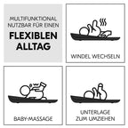 Stellematte Change N Clean sklisikker og avtørkbar bakside