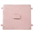 Stellematte med holdebelte 75 x 85 cm Lily rosa forfra