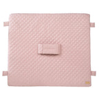 Stellematte med holdebelte 75 x 85 cm Lily rosa forfra