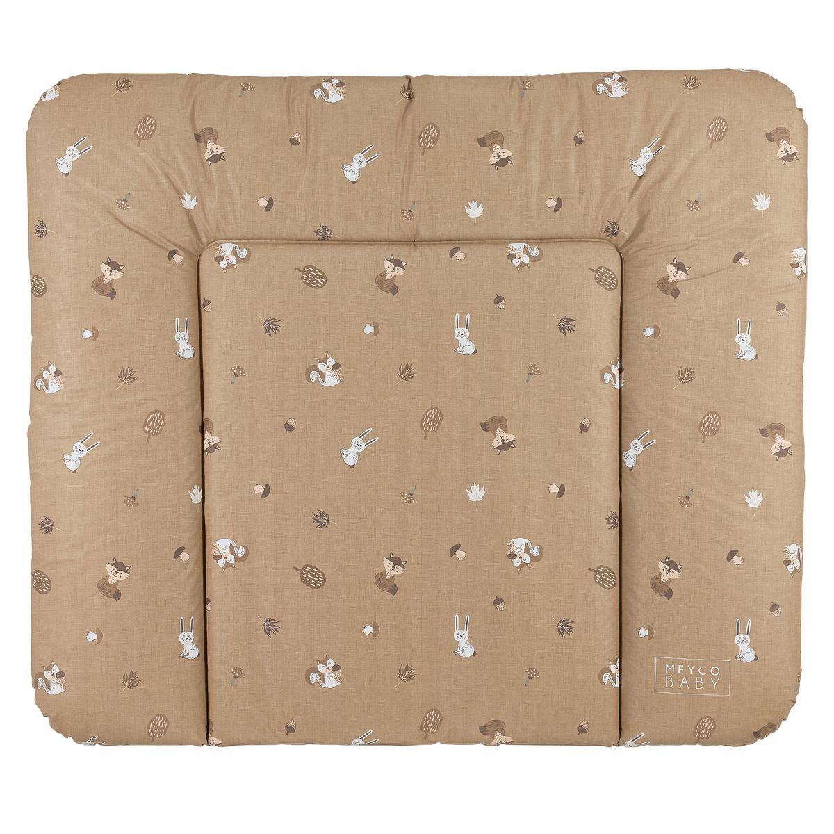 Stellematte Soft 72 x 85 cm Forest Animal, sand sett forfra