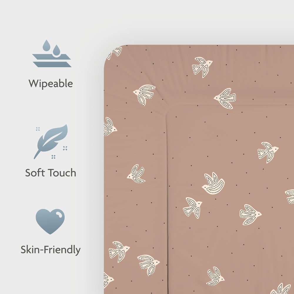 Stellematte Softy med fuglmotiv 65x75 cm ftalatfri fra Zöllner bakside