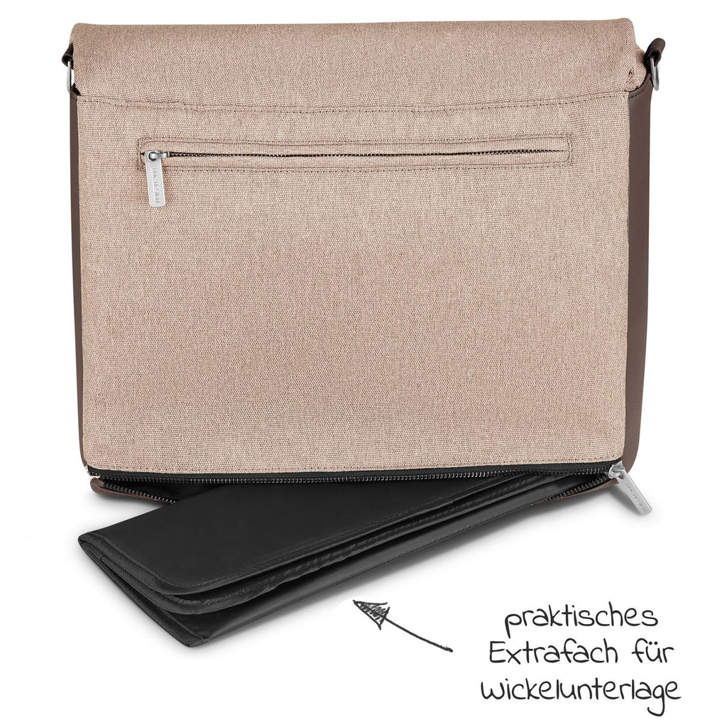 Stellematte i stelleveske Urban Pure Edition med stellematte, Grain utslått