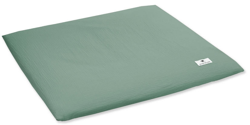 Stellematteovertrekk bomull 85x75 cm grønn - Zöllner på stellematte