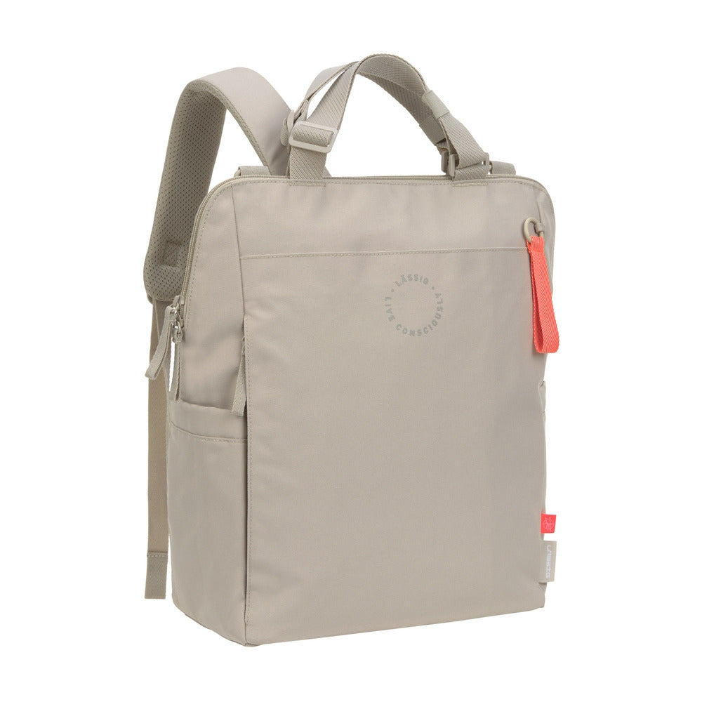 Stelleryggsekk Conversion beige forfra
