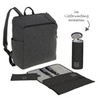 Stelleryggsekk Tender Backpack med stellematte antrasitt bakside