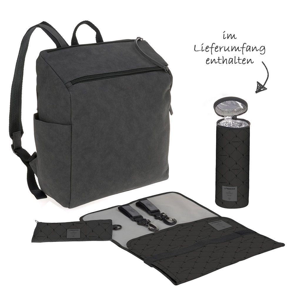 Stelleryggsekk Tender Backpack med stellematte antrasitt bakside