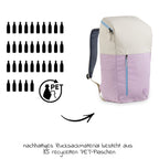 Stellesekk Pack N Walk 22 l i resirkulert polyester, beige - Hauck