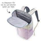 Stellesekk Pack N Walk 22 l i resirkulert polyester detalj av skulderstropp