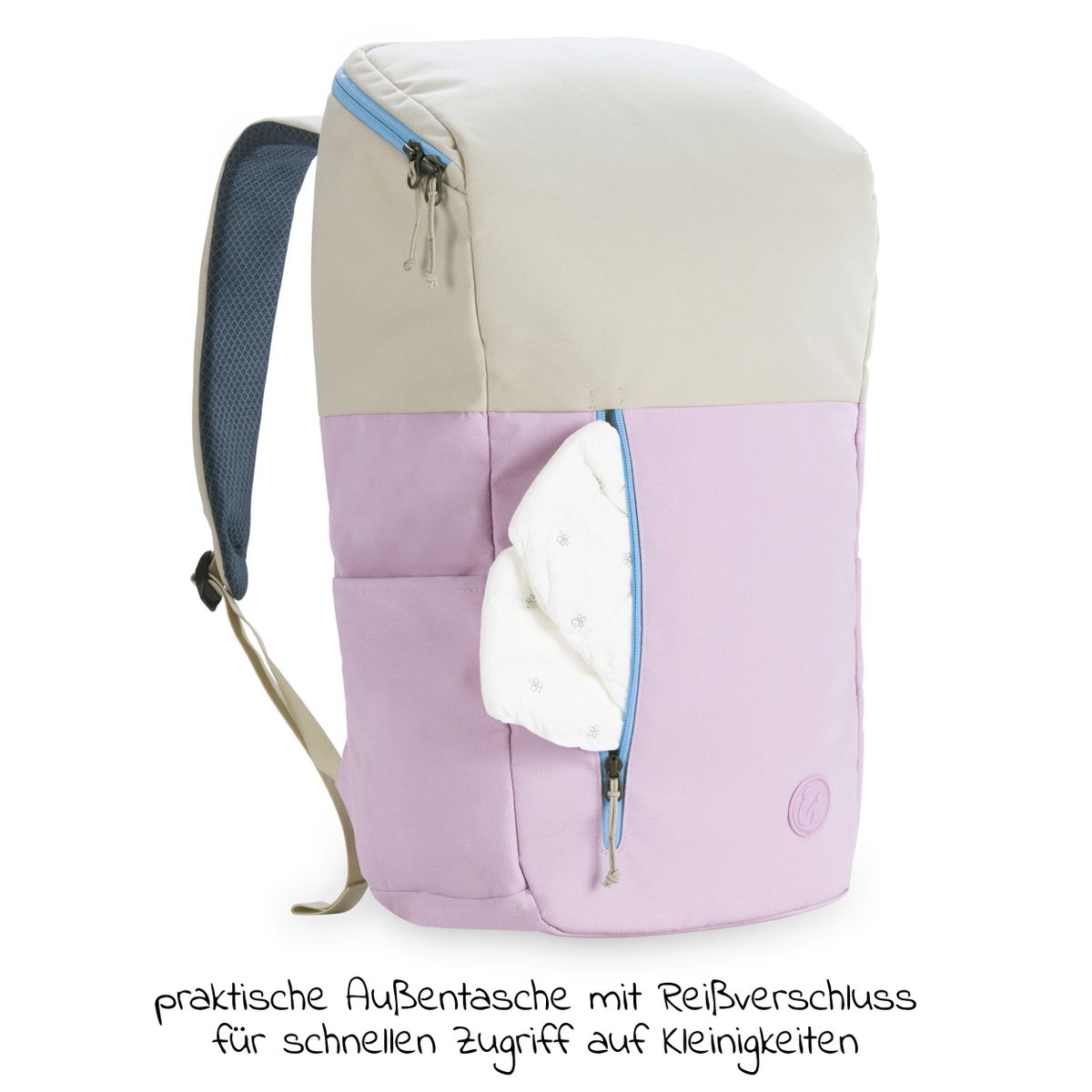 Stellesekk Pack N Walk 22 l i resirkulert polyester innvendig lomme